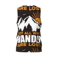 thumbnail image 2 of Rocae Not All Who Wander Are Lost4 for Men's Basketball Jersey Lightweight and Breathable Athletic Tank Top,Quick-Drying Sports Jersey Small, 2 of 9