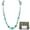 teal, variant on Bocar Long Beaded Necklace for Women Handmade Fashion Costume Chain Jewelry Gift