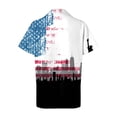 thumbnail image 2 of mgoYE Women Button T-Shirt 2XL 250th Anniversary USA Shirt Crew Neck Patriotic Button Shirts for Women 4th of July T Shirts American Flag Graphic Tees Tops Short Sleeve Fourth of July Outfits, 2 of 4