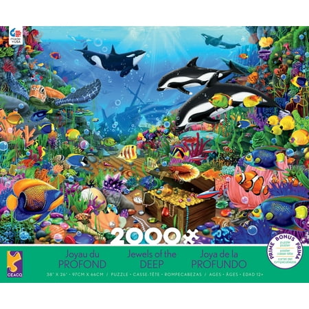 Ceaco Assortment Jewels Of The Deep 2000 Piece Jigsaw Puzzle