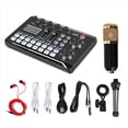 thumbnail image 2 of Kit de Tarjeta de Sonido F998, Kit de MicróFono de BM-800, con Tarjeta de Sonido en Vivo, MicróFono de Condensador Mezclador de Audio para Juegos de PC, para TransmisióN/Juegos, 2 of 5