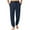 Dark Blue, variant on Annhoo men's workout sweatpants casual sports elastic waist comfy trousers pockets drawstring solid color homewear pants
