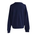 thumbnail image 6 of MEZZALL Women Sweatshirts Solid Color Long Sleeve Half Zip Lapel Collar Pullover Casual Loose Fit Outerwear Tops Autumn Winter Fashion Comfortable Soft Basic Daily Outdoor Cozy Travel, 6 of 7