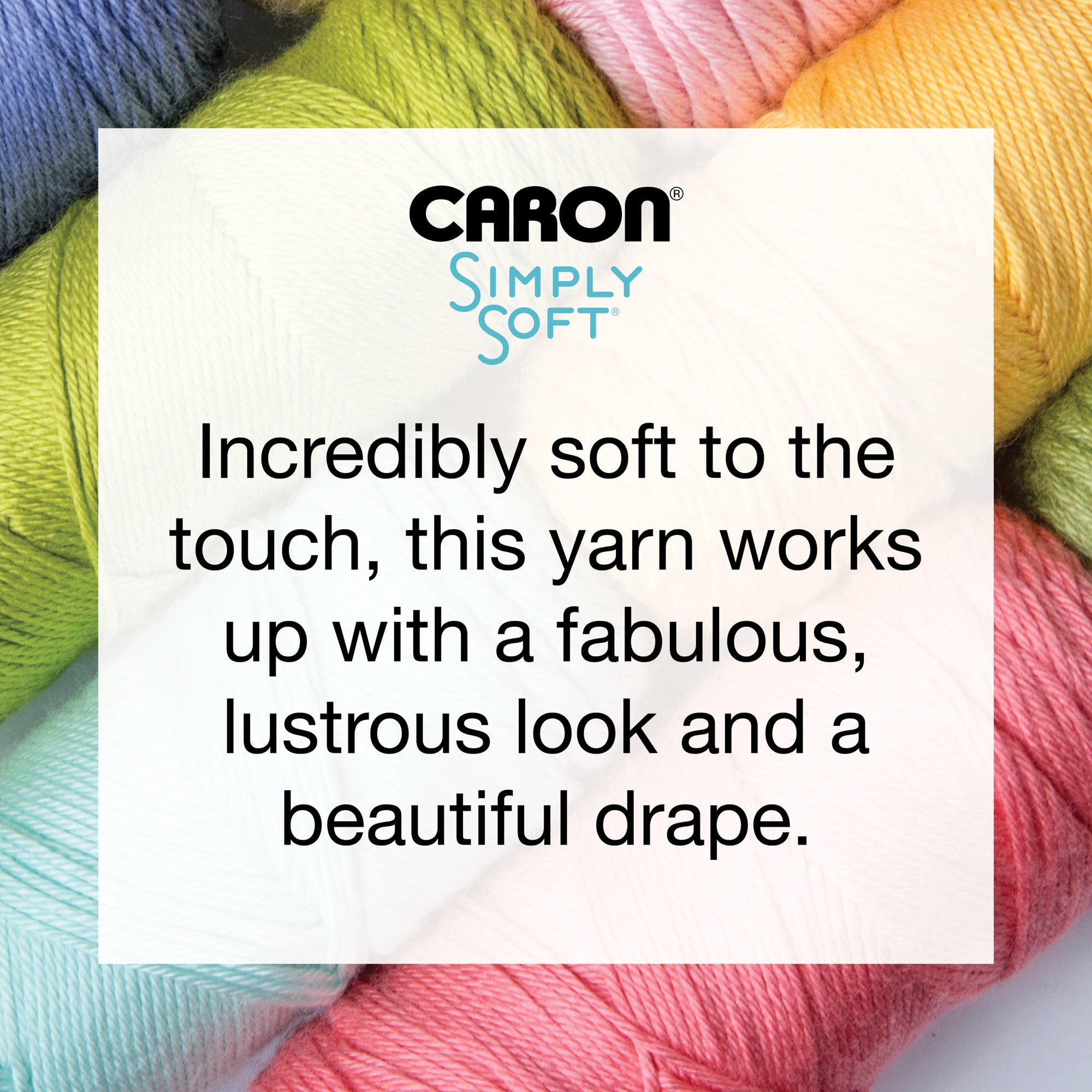 Caron® Simply Soft® Yarn, Acrylic #4 Medium, 6oz/170g, 315 Yards