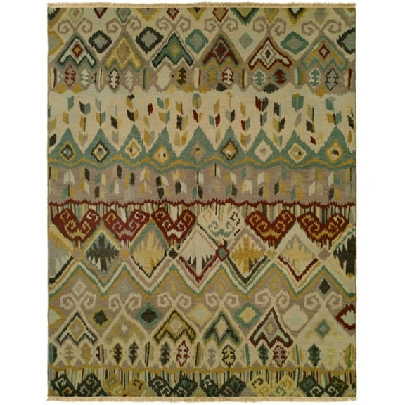 Kalaty Soumak Area Rug SU-480 Transitional Multi Transitional Casual, 6' x 6', Multi