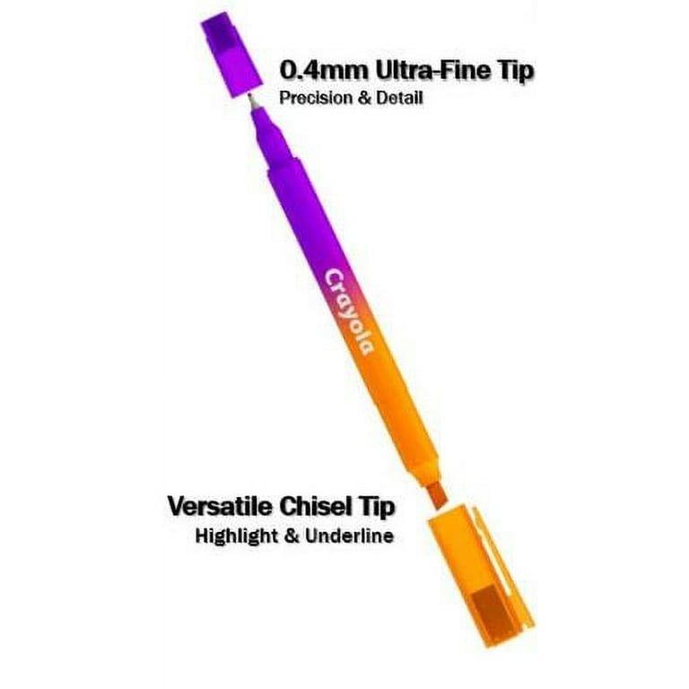 Colored Pen for Note Taking,Dual Tip Markers with 6Curve&6Color Fine Line