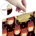 thumbnail image 4 of FMSHPON Halloween Owl Fun Clipboard Hardboard Wood Nursing Clip Board and Pull for Standard A4 Letter 13x9 inches, 4 of 5