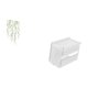 thumbnail image 5 of Adhesivo de pared,Pegatinas de pared de vides colgantes para dormitorio,estuche de pañuelos,Caja de almacenamiento de papel higiénico de pared,Toallero de papel higiénico acrílico montado, 5 of 8