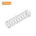 thumbnail image 3 of Uxcell 5Pcs Wire Diameter 0.024", OD 0.39", Free Length 1.57" 304 Stainless Steel Coil Mechanical Compressed Spring, 3 of 7