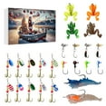 Christmas Countdown Calendar 2024 24pc Advent Calendar Fishing
