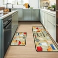 thumbnail image 6 of 2Pcs Kitchen Floor Mat Resistant Set Kitchen Floor Mats for Kitchen Non Slip Waterproof Standing Kitchen Runner Mats 17\u201dx24\u201d+17\u201dx48\u201d, 6 of 6