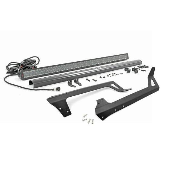 Rough Country 50" LED Upper Windshield Mounts for 07-18 Jeep Wrangler JK - 80504