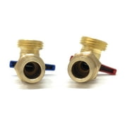 Washing Machine Valve with Outlet Box - 1/2 F1960 PEX x 3/4 MHT