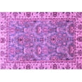 thumbnail image 1 of Ahgly Company Indoor Rectangle Oriental Purple Traditional Area Rugs, 2' x 3', 1 of 4