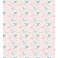 thumbnail image 2 of Ambesonne Birds Duvet Cover Set, Flying Bird Branches Graphic, 2-Calking, Pale Rose Pale Seafoam, 2 of 6