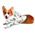 thumbnail image 2 of Bingfone Pretty Floral With Leaves Dog Clothes Hoodie, Pet Winter Coat,Puppy Sweatshirts For Small Dogs Boy Girl,Suitable For All Breeds-Small, 2 of 9