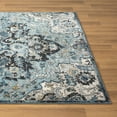 thumbnail image 5 of Luxe Weavers Moroccan Blue 6x9 Medallion Area Rug, Floral Living Room Carpet, 5 of 11