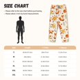 thumbnail image 3 of Disketp Flower Fox for Women's Pajama Pants - Ultra Soft Fleece Sleep and Lounge Pants (Size: S-3XL)-Small, 3 of 6
