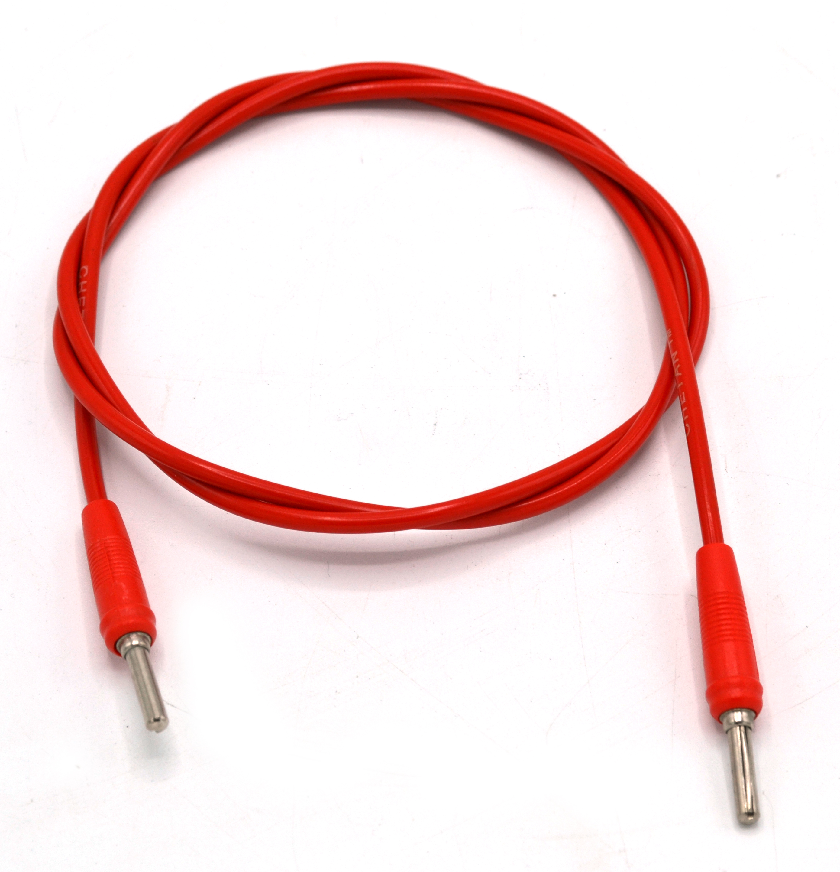 Red Double sided 4mm Connecting lead 1000mm (39.37') Single lead Eisco Labs
