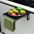 thumbnail image 4 of THLKIF Foldable Cabinet Door Organizer Shelf & Countertop Extender, Hanging Cabinet Door Extension Storages Rack, Space-Saving Kitchen Shelf for Spices, Utensils & Pantry Items, 4 of 9
