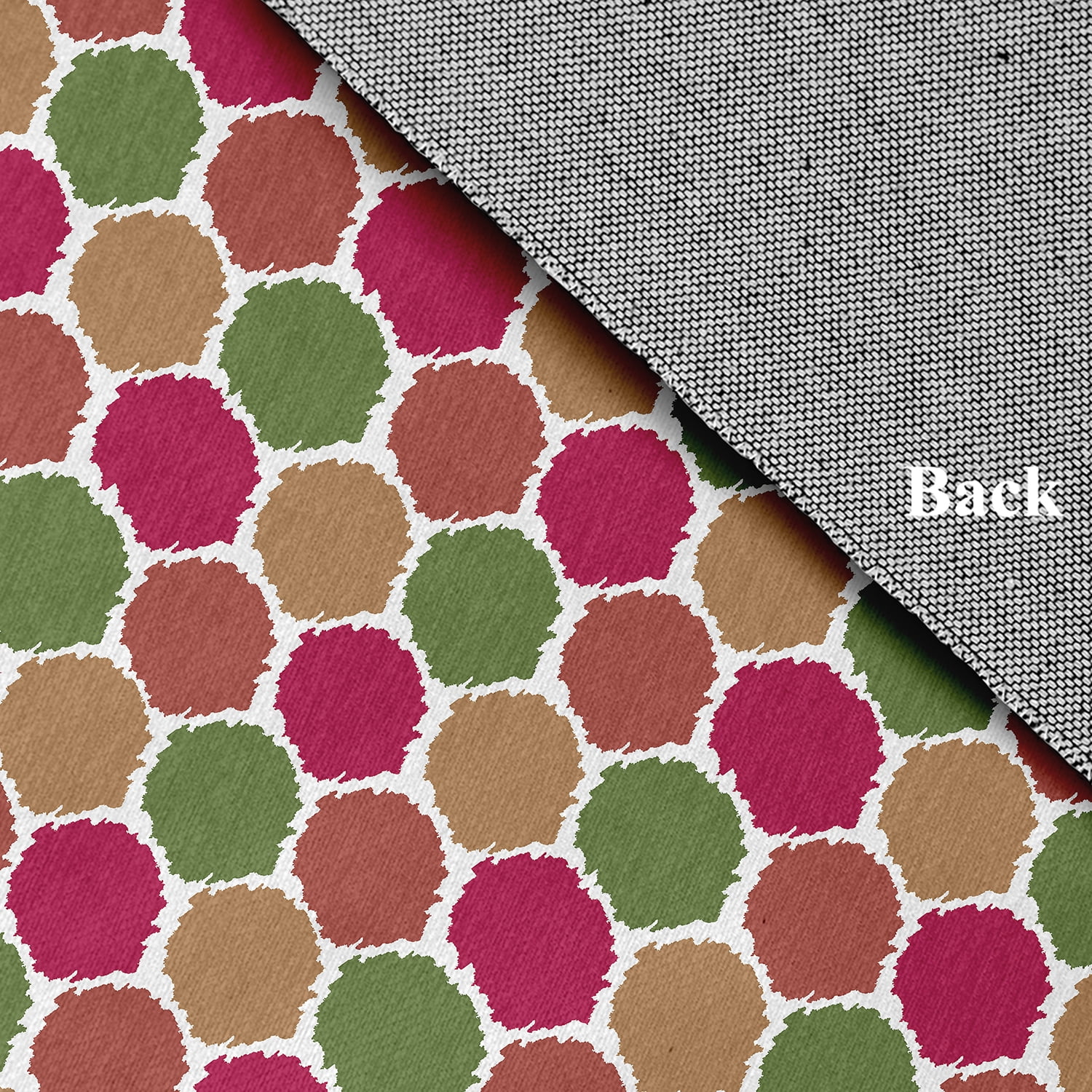 Simply Daisy 3' x 5' Burnt Orange Geometric Rug