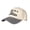 Black-and-white houndstooth, variant on MEET ME IN Texas Letter Embroidered Color Block Trucker Hat Unisex Adjustable Cotton Breathable Fashion Cap for Travel Daily Wear