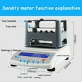 thumbnail image 2 of Gold Purity Tester, Gold K Value Tester With Lcd Display, Precious Metal Platinum Density Meter, 0.001g/cm3 Jewelry Purity Tester For Laboratory, Jewelry Store, Bank, 2 of 8