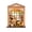 Harvest Time, variant on DIY Miniature House Kit, Book Nook Kit for Bookshelf, 3D Wooden Cottage Puzzle with LED Light, Miniature House Building Set, Home Decor & Craft Hobby (Flower Language Season)