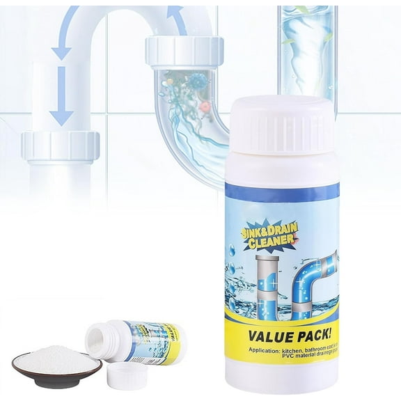 Peachloft Drain Cleaner, Multi-functional Pipe Unclogging Agent, Universal for Kitchen Bathroom Shower Pipes
