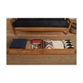 thumbnail image 5 of Kodiak Furniture Monterey Queen Butternut Wood Storage Futon-Aqua Blue Mattress, 5 of 7