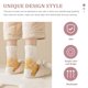 thumbnail image 5 of 2 pares de calcetines de fibra de acetato para niñas y mujeres, calcetines cálidos para otoño e invierno., 5 of 7