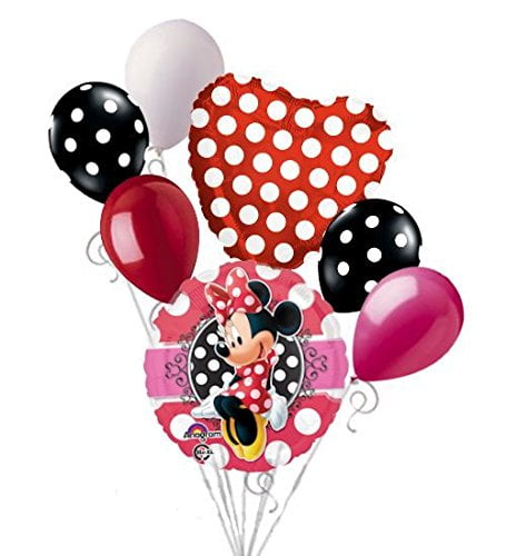 BIRTHDAY BALLOON BOUQUET 7 BALLOONS PLUS RIBBON PARTY DECORATIONS ANIMAL PRINT