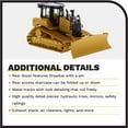 thumbnail image 5 of Diecast Masters 1:50 Caterpillar D6 XE LGP Track-Type Tractor (VPAT Blade) | High Line Series Cat Trucks & Construction Equipment | 1:50 Scale Model Diecast Collectible | Diecast Masters Model 85554, 5 of 8