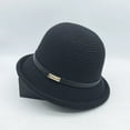 thumbnail image 2 of FAIWAD Women's Vintage Knitted Bucket Cap Warped Edge Cloche Elegant Hats for Wedding Party, 2 of 3