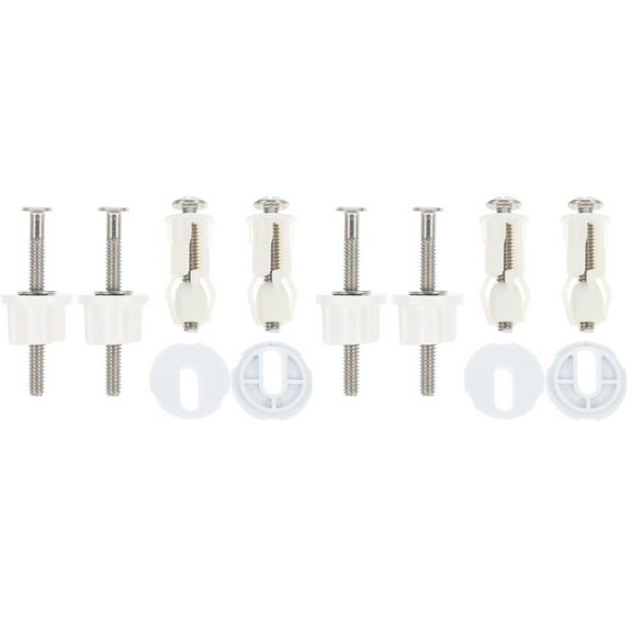 2 Sets Repair Seat Toilet Lid Bolt Replacement Kit