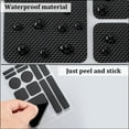 thumbnail image 4 of 8 Pack 2 Styles Black Grip Stickers Cell Phone Grip Tape Small Precut PEVA Rubber Adhesive Non Slip Decals Sheets Accessories for Phone Case Mouse Controllers Keyboards Machines, 4 of 8