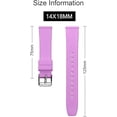 thumbnail image 5 of Blekon Original Replacement Band for Nurse Watches – 14mm Watch Strap, Scrub Colors, Dust Resistant Ultrasoft Silicone Straps for Men and Women, Easy Insert Release and Clean, 5 of 7