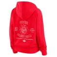 thumbnail image 3 of Women's WEAR by Erin Andrews Red Indiana Fever Vintage Full-Zip Raglan Hoodie, 3 of 5