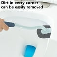 thumbnail image 6 of Todaioua Toilet Brush Commercial Toilet Bowl Heavy Duty Cleaning, Bending Toilet Cleaning Brush - Reach Narrow Gaps with Japanese Design, Space-Saving Hang & Dry Feature, 6 of 6