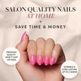 thumbnail image 2 of Set de 30 unidades Glamnetic de Press On Nails, color rosa intenso, opaco, ovalado, 2 of 6