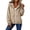 Khaki, variant on Edvintorg Womens Jackets Lightweight Long Sleeve Zip up Coat Hooded Outerwear with Pocket Womans Clothes Fashion Clothing Women Black S-2XL