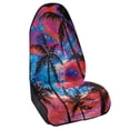 thumbnail image 2 of XYZCANDO Palm Trees Car Seat Towel Cover Waterproof, Suitable for Van SUV Seats Truck Seat, Terry Cloth Car Seat Covers, for Cars SUVs, 2 of 6