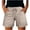Beige, variant on Womens Shorts 2026 Comfy Summer Drawstring High Waist Cotton Shorts with Pockets for Women Trendy by Yigetop Grey L