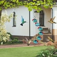 thumbnail image 2 of Wind Chimes Hummingbird Feeder, Glass Hanging Bird Feeder for Outdoors, Charming Wind Chimes Hummingbird Feeders for Yard, Backyard, Deck and Porch Decor, 2 of 7