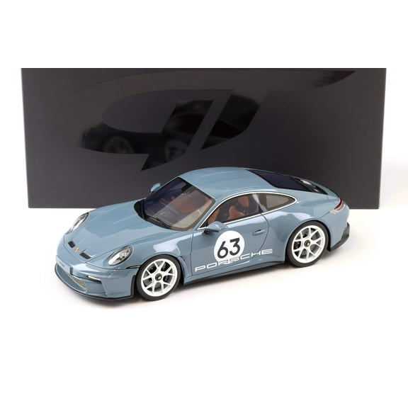 GT Spirit 2024 Porsche 911 992 S/T No 63 Shore Blue 1:18
