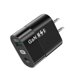 thumbnail image 1 of Adaptador de cargador USB 3.0 tipo C de carga de teléfono GaN de 65 W para Huawei (negro de EE. UU.) Likrtyny Para estrenar, 1 of 2