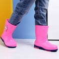 thumbnail image 6 of CAIVO Girls Boots Kids Children Cartoon Rain Shoes Rubber Rainboots School And Outdoor Activities Lightweight And Comfortable Design Fashionable Toddler Footwear, 6 of 7