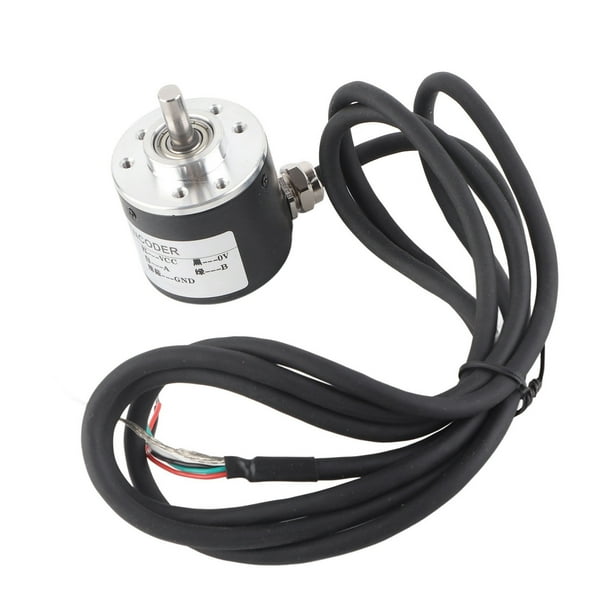 600P/R Codificador De Rotación Magnetoeléctrico 5-24V AB 2 Fases Eje 6mm, Codificador De Rotación Incremental Con Funcionamiento Estable, Adecuado Para La Medición De