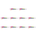 thumbnail image 1 of Señuelo Pesca Luminoso Anzuelos Calamar Cebo Artificial Cebos Jigging () Rosa Y Amarillo, 1 of 4