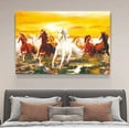thumbnail image 4 of Eight Horses Canvas Poster Bedroom Decor Sports Landscape Office Room Decor Gift,Frame-style,12x18inch(30x45cm), 4 of 8